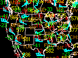 Upper Air Data Map